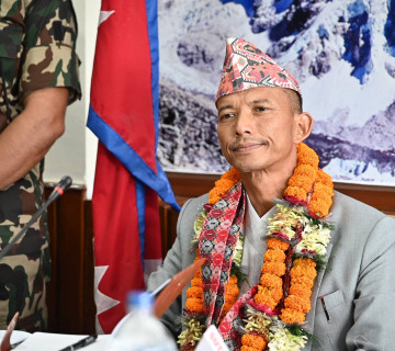 पदभार ग्रहण गर्दै मन्त्री चौधरीले भने– फोर हन्ड्रेडको स्पीडमा हिँड्छु